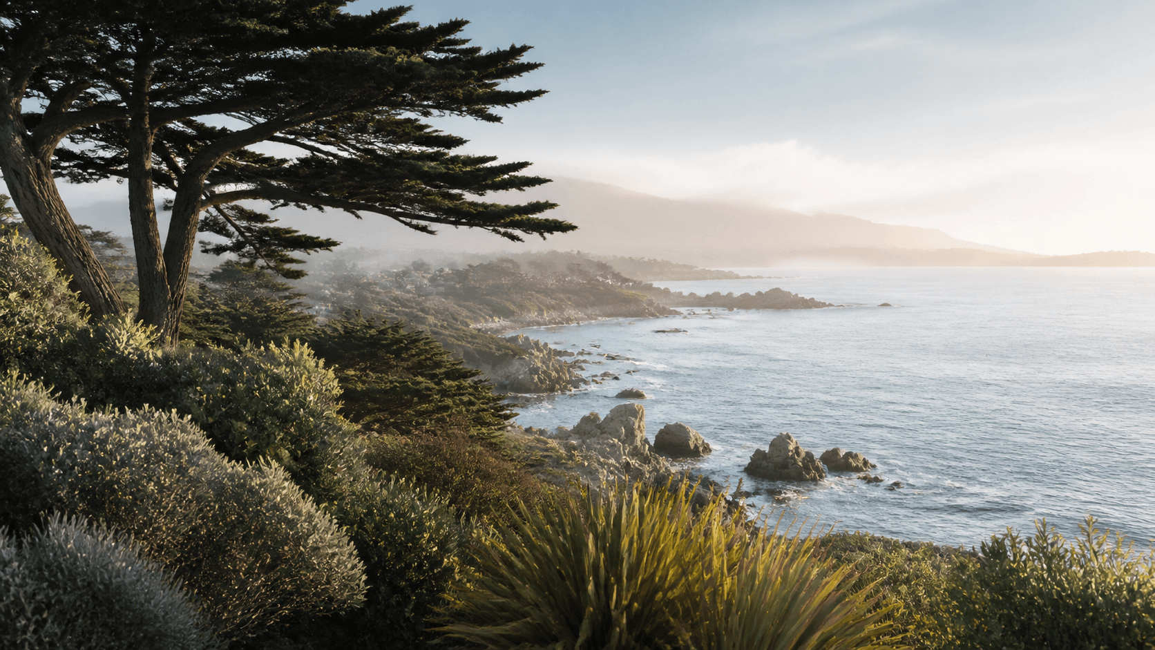 Monterey Bay coastline near Seaside